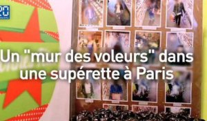 Un «mur des voleurs» dans une supérette parisienne