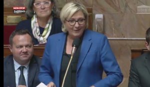 Marine Le Pen fait un énorme flop à l'Assemblée nationale (Vidéo) 