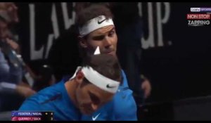 Roger Federer et Rafael Nadal jouent ensemble pour la 1ère fois et plaisantent (vidéo)