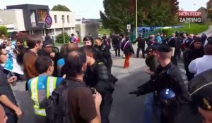 Emmanuel Macron à Egletons : Un affrontement éclate entre la police et les manifestants (Vidéo)