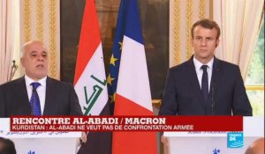 REPLAY - Déclarations conjointes d''Emmanuel Macron et du Premier ministre irakien Al-Abadi