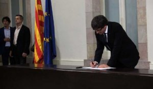 Catalogne: le président temporise sur la déclaration