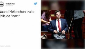 Jean-Luc Mélenchon traite Manuel Valls de "nazi"