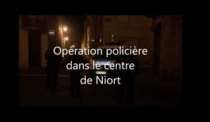 Opération anti drogue dans le centre de Niort