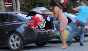 Halloween : déguisé en clown et caché dans son coffre, il piège sa copine ! (vidéo)