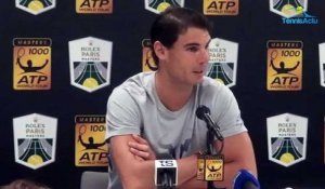 Rolex Paris Masters 2017 - Rafael Nadal : "Roger Federer aurait risqué la blessure" en jouant le Rolex Paris Masters