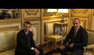 Laurent Berger (CFDT) reçu à l'Elysée par Emmanuel Macron