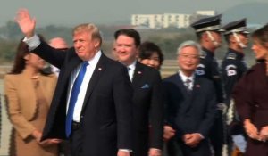Donald Trump en Corée du Sud pour "régler tout ça"
