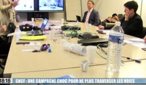 SNCF : une campagne choc pour ne plus traverser les voies