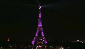 Lutte contre le cancer du sein: la Tour Eiffel illuminée en rose