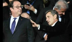 Sarkozy et Hollande dans les tribunes du PSG - ZAPPING ACTU DU 28/09/2017
