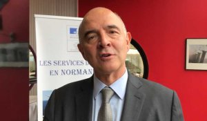 Pierre Moscovici en Normandie 