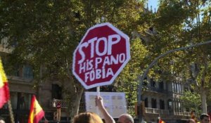 Barcelone : manifestation anti-indépendantiste