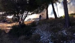 Martigues : un feu s'est déclaré, 40 pompiers sur place