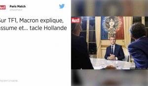 Les piques d'Emmanuel Macron à son «prédécesseur» François Hollande