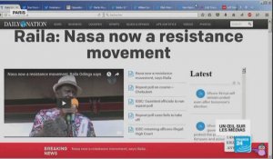 Kenya : Raila Odinga appelle à la résistance