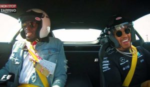 Lewis Hamilton "a essayé de tuer" Usain Bolt au volant de sa Mercedes (Vidéo)