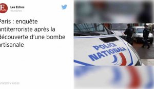 Découverte d'une bombe artisanale à Paris