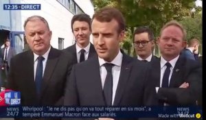 Emmanuel Macron à Whirlpool : le retour