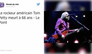 Le rockeur américain Tom Petty est mort