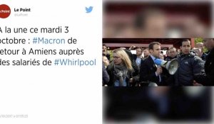 Macron en visite chez Whirpool