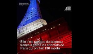 Ces 17 fois où la Tour Eiffel a rendu hommage aux victimes des attentats