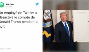 Le compte Twitter de Trump désactivé quelques minutes par un employé du réseau social