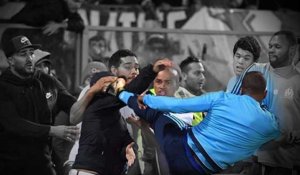 Patrice Evra frappe un supporter de l'OM - ZAPPING ACTU DU 03/11/2017