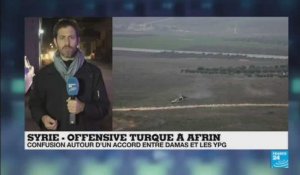 Offensive turque à Afrin : "il y a des négociations secrètes" entre Damas et les YPG
