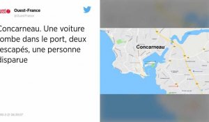 Concarneau. Une voiture tombe dans le port, une personne décédée.