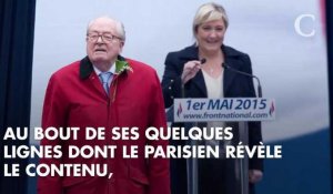 Jean-Marie Le Pen sur sa fille Marine : "J'ai pitié d'elle"