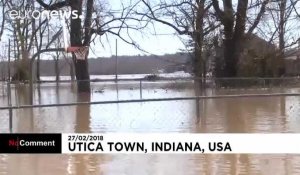 Inondations dans l'Indiana et l'Ohio