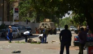 Ougadougou: photos de l'attaque sur l'ambassade de France
