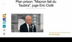 Macron "pire que Taubira" ? La réforme des prisons fait jaser à droite