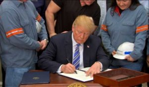 Trump impose des taxes sur l'acier et sur l'aluminium