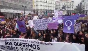Grève féministe en Espagne