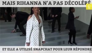 Le coup de gueule de Rihanna contre Snapchat