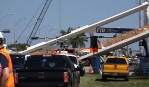 Pont effondré à Miami: le bilan monte à 6 morts (police)