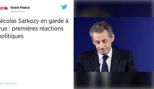 Nicolas Sarkozy en garde à vue : premières réactions politiques.