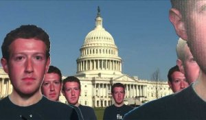 Des Zuckerberg en carton devant le Congrès
