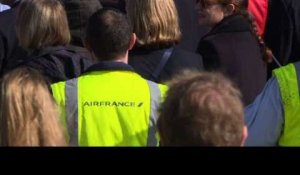 Grève à Air France: 200 à 300 manifestants à Roissy