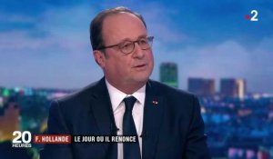 Hollande : "J'aurais pu battre Emmanuel Macron mais je ne l'ai pas voulu"
