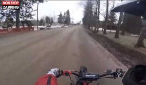 En motocross, il échappe à un contrôle de police après une folle course-poursuite (vidéo)