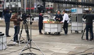 L'émission de France 3 « Midi en France » en tournage sur le port