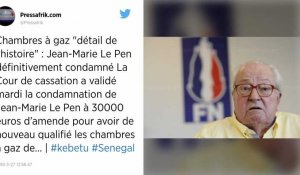 Jean-Marie Le Pen définitivement condamné pour ses propos sur les chambres à gaz.