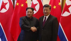 Les images officielles de la visite de Kim Jung Un en Chine