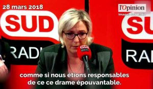 Hommage à Mireille Knoll: Marine Le Pen s'en prend violemment au Crif
