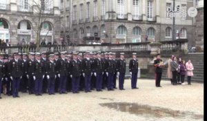Rennes : Hommage au lieutenant colonel Arnaud Beltrame