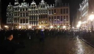 Débordements sur la Grand-Place de Bruxelles