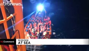 Une centaine de migrants secourus près des côtes libyennes